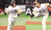 鷹・柳田と千賀が初のシート打撃で対決　“夢の対決”に柳田「ゴッツ速かったです」