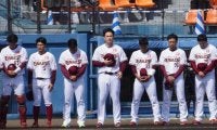 楽天-ロッテ戦前に選手ら黙祷　田中将大や震災で父亡くした佐々木朗希の姿も