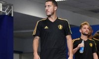 負傷中のアザール、ベルギー代表の活動先に現る