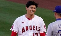【MLB】大谷翔平が“出迎え拍手”　有原航平との対面に米実況席「これ見てくれ。素晴らしい」