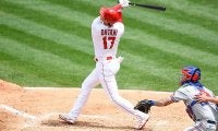 【MLB】大谷翔平、日米通算100号到達…米では5試合1本ペース、“トラウタニ”共演も逆転負け