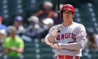 【MLB】大谷翔平が「ウォーッ！」と悶絶　登板前日の死球に米悲鳴「お願いだから当てないで」