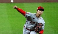 大谷翔平、MVP男が思わずのけ反るフロントドアスライダーにMLB称賛「エグい投球」
