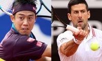 錦織とジョコ 次戦に向け練習