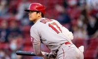 【MLB】大谷翔平、グリーンモンスター直撃の流し打ち二塁打に米記者「逆方向へ凄いパワーだ」