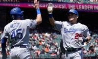 【MLB】筒香嘉智、152キロ打ち返す決勝タイムリー　3試合ぶり安打で打率.163、ド軍7連勝