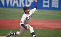 【大学野球】秋季Vの使者に？　明大1年生左腕が初登板初勝利、監督が評価する“他投手との違い”