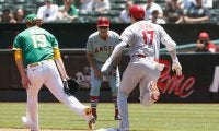 【MLB】大谷翔平、エラーで出塁も第3打席まで快音なし　両リーグ最多タイ16号なるか