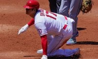 【MLB】大谷翔平、無安打3四球で打率.256　初回二盗で120年ぶり快挙、エ軍3連勝ならず