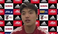 「ごっつぁん」とゴールを振り返る堂安律、国内組との連係面は「少しずつ理解しながら」と課題を口に