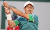 錦織圭が見せた股抜きショットは必見、ATPがゴファンとの練習動画を公開[ノベンティ・オープン]