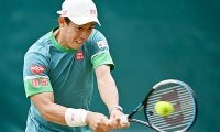 錦織圭初戦突破。第2セットでミスに苦しんだものの、フルセットで世界84位ベランキスを退ける[ノベンティ・オープン]