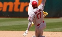 【MLB】大谷翔平、快足飛ばしてバント安打＆盗塁　「今季4人目」の記録にMLB公式も注目