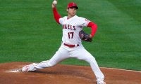 【MLB】大谷翔平、初回ピンチもカブレラ奪三振斬り　最速155キロ、第1打席は四球を選ぶ