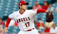 【MLB】大谷翔平、気迫のダイビングキャッチに球場沸く　4回まで無失点の好投