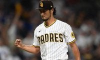 ダルビッシュ、日本人3位タイの78勝目　6回1失点11KでMLB史上最速1500奪三振も達成