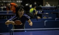 女子は１年生川北がベスト４入り、男子は菊地がベスト16入りを果たすー関東学生卓球新人選手権大会
