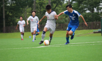 [男子サッカー]前期最終節　幾度も攻め込むも産能大とスコアレスドローに