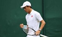 【速報】錦織圭 ウィンブルドン初戦快勝でGS100勝達成。若手成長株の世界67位ポプリンをストレートで下す