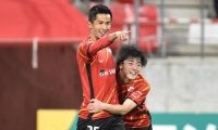 「お見事!」角度のない位置から豪快な一発!名古屋FW前田の今大会初ゴール!「そこねじ込むんかい」