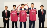 川崎ブレイブサンダースが入団会見…前田・鎌田・綱井の3選手が意気込み語る