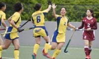 【陸上ホッケー部女子】 早大に１－０で、王座１回戦突破