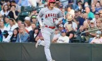 【MLB】大谷翔平、衝撃141m弾に同僚アプトンは頭抱える　目を見開く映像を米公開「皆の様子」
