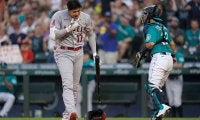 【MLB】特大弾だけじゃない大谷翔平の魅力　敵地沸かせた長嶋茂雄氏ばりの“ヘルメット飛ばし”