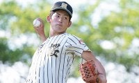 【高校野球】ドラ1候補の明桜・風間、最速タイ153キロ発進　7回12Kにプロ10球団超熱視線「1番良い」