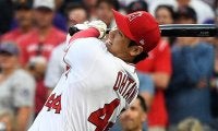 【MLB】大谷翔平、汗びっしょりで「雰囲気楽しめた」　1回戦は再延長の激闘で敗れる
