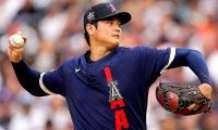 【MLB】大谷翔平、160キロ超連発で3者凡退　史上初球宴二刀流、初打席は内野シフトにニゴロ