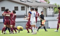 【サッカー部男子】　桃学大にＰＫ戦で敗れ、総理大臣杯出場逃す