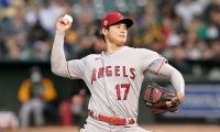 【MLB】大谷翔平、米自己最多5勝目お預け　6回8K無失点→右翼守備へ　打席では187キロ二塁打
