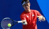  錦織圭 五輪会場で複の練習 