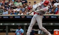 【MLB】大谷翔平、元同僚シモンズの好守に安打を阻まれる　第1打席では183キロの痛烈二塁打