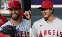 【MLB】「仕草がいちいち可愛い」　大谷翔平、好投左腕を労う“ボトルシャワー”に米メロメロ
