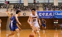 しなやかな動きを見せる白樺学園の山田哲汰…「ガードとしてゲームメイクができるように」