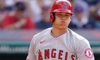 【MLB】大谷翔平、3打席連続で空振り三振　バットくるくる…落差大きいカーブ攻略なるか