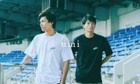 ロッテが新ブランド「umi」設立　シンプルでお洒落な第1弾Tシャツは藤原＆和田がモデル