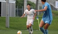 [男子サッカー]総理大臣杯初戦、新福大に５発快勝！