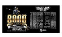 首位ロッテ、球団通算8000本塁打グッズ販売　1号から節目のHR達成者の名前が一覧に