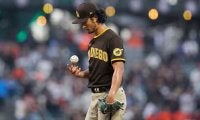 【MLB】ダルビッシュは4回8失点で降板　黒田博樹氏超えのMLB通算80勝は持ち越し