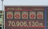 WIN5は7000万円超えの波乱