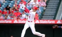 【MLB】大谷翔平、復調予感の大飛球　MLB公式のMVP予想は「ゲレーロJr.がオオタニを超えることはない」