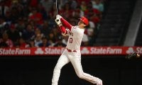 【MLB】大谷翔平、10戦ぶり45号は打球速度187キロの完璧弾　ゲレーロ、ペレスに1本差