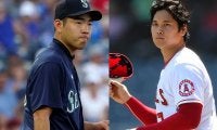 【MLB】大谷翔平よりも「後ろの方のTシャツが気になる」　菊池との“談笑”で際立つ存在感