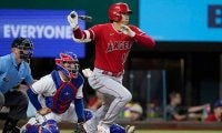 【MLB】大谷翔平、“快足”一塁内野安打で2戦ぶり安打　二盗成功で史上6人目の45発＆25盗塁