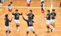 【バレーボール部男子】　甲南大にストレート勝ち