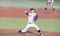 [硬式野球]羽田野最後に荒れ狂う　動揺走るもルーキー柿本がチーム守り３連勝