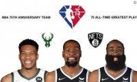 ヤニス、KD、ハーデンらがNBA75周年記念チーム入り
